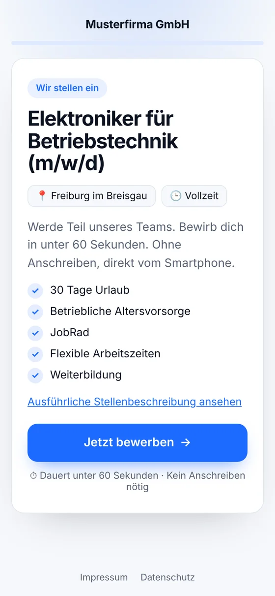 Stelle ansehen